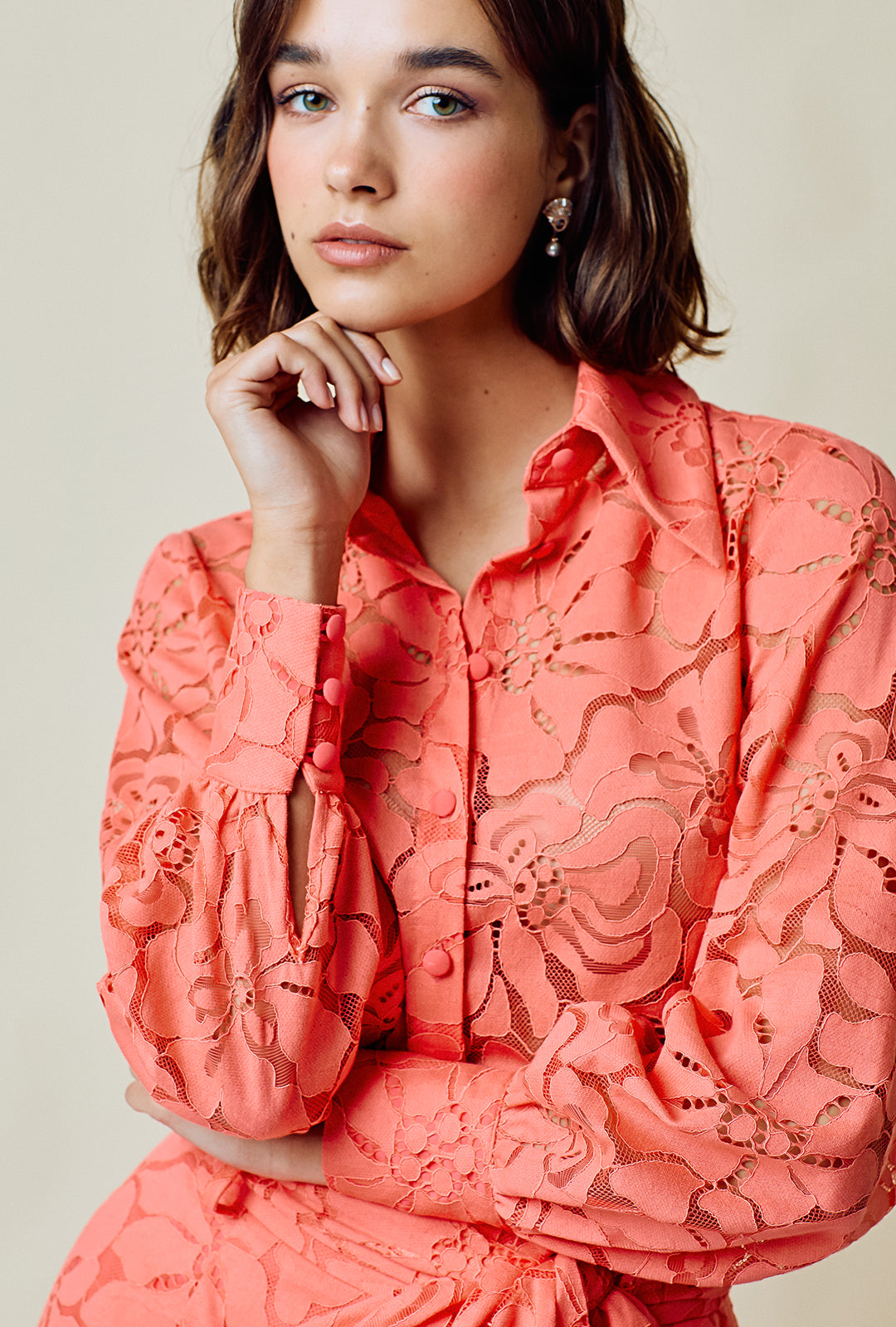 Floral Lace Shirt