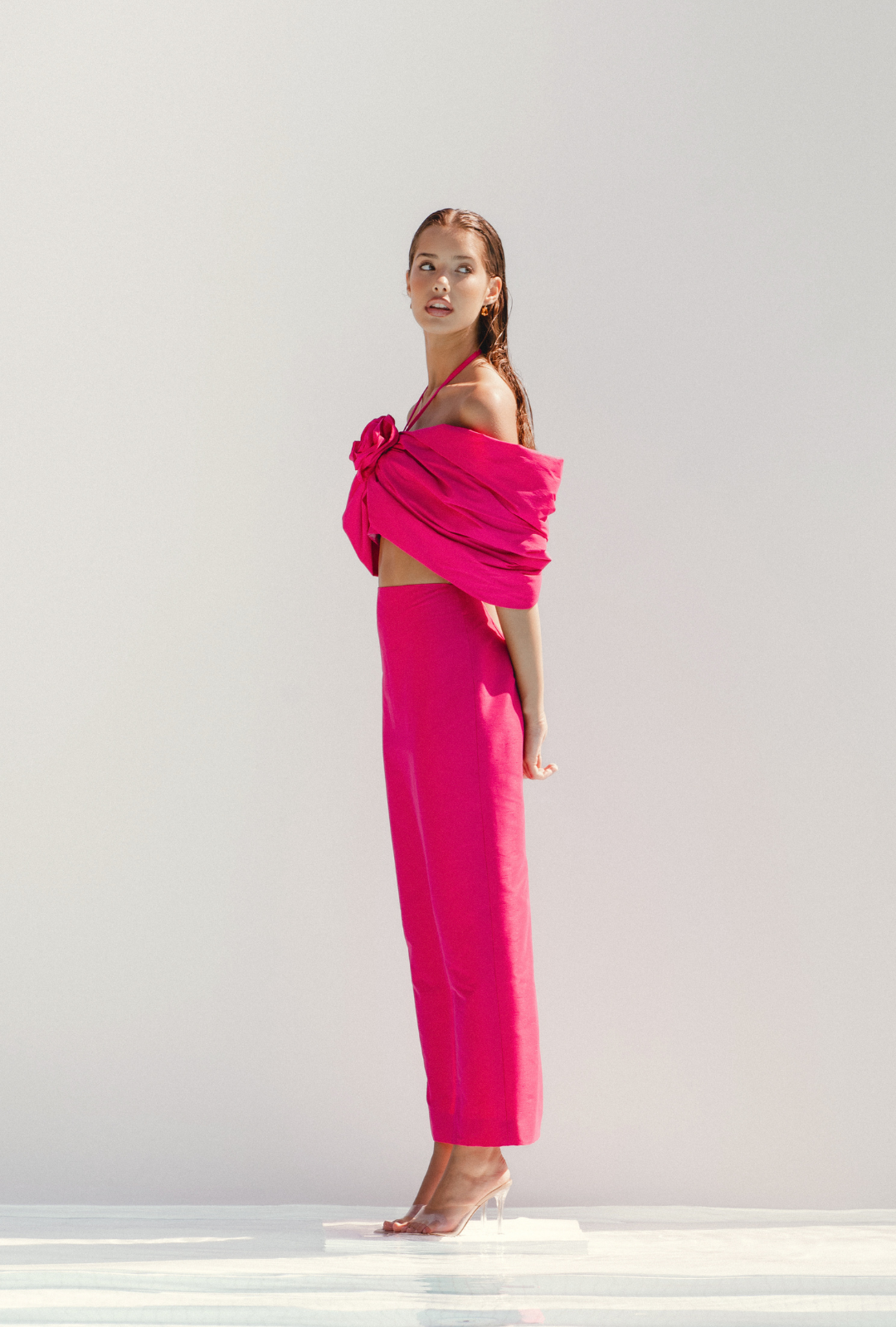 High-Waisted Pencil Skirt