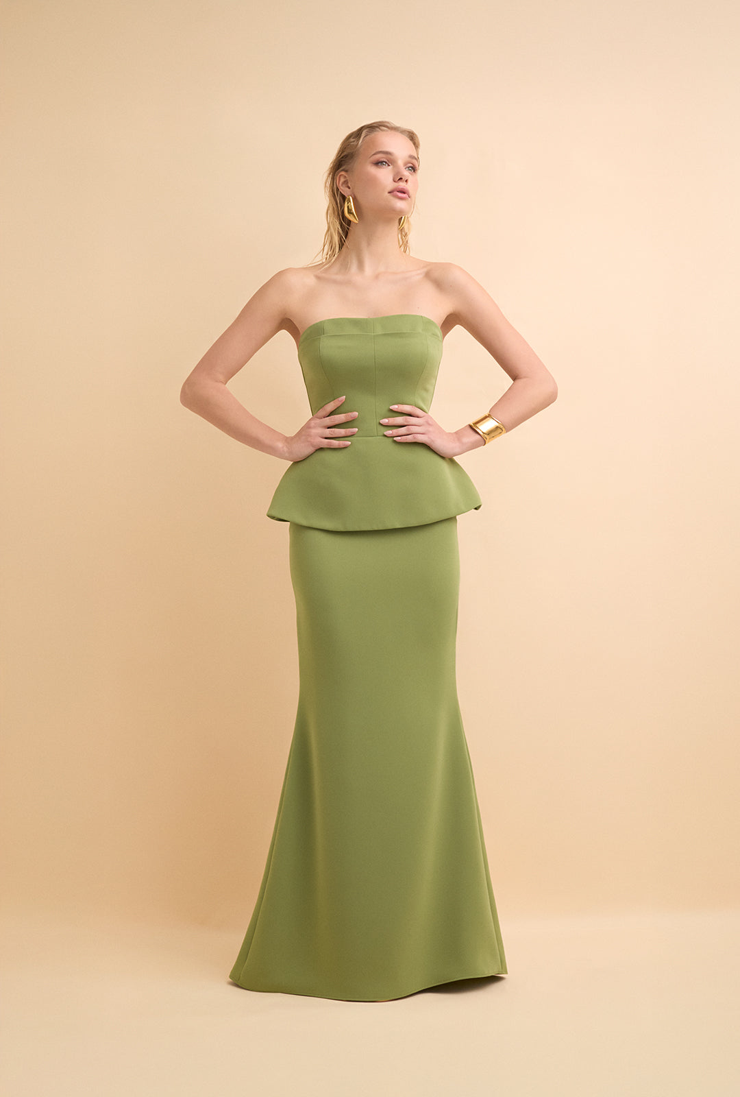 Hourglass Crepe Skirt