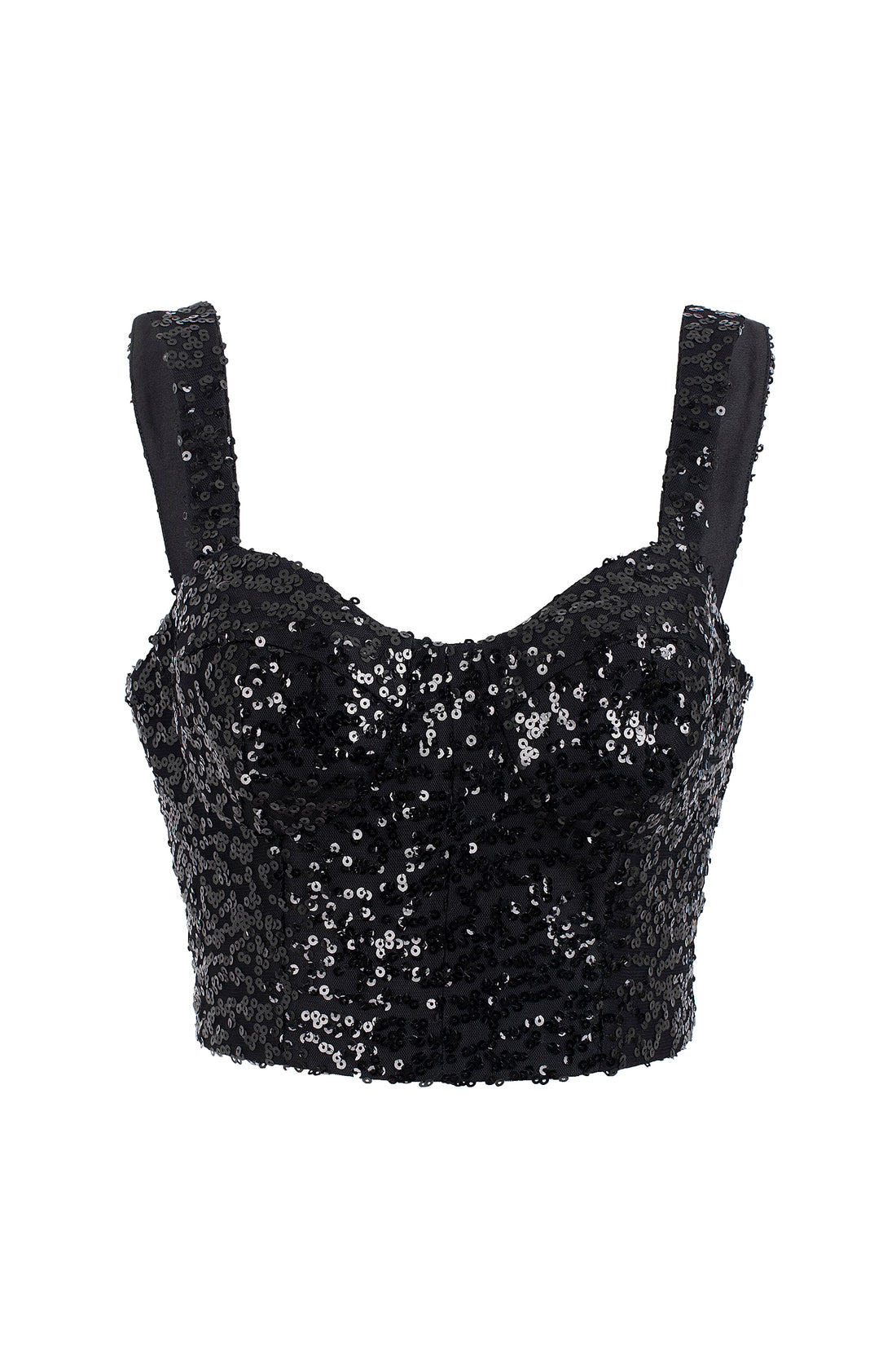 Sequin Bustier Top