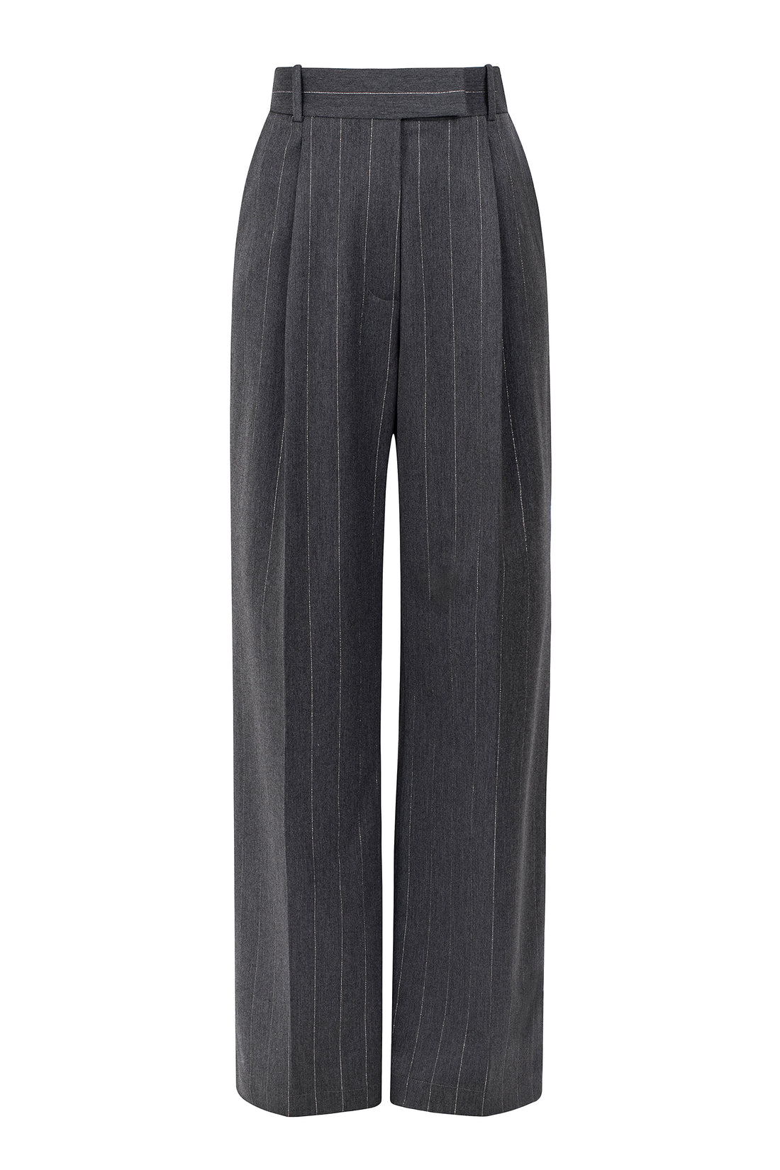 Tailored Pinstripe Trousers with Lurex Shine